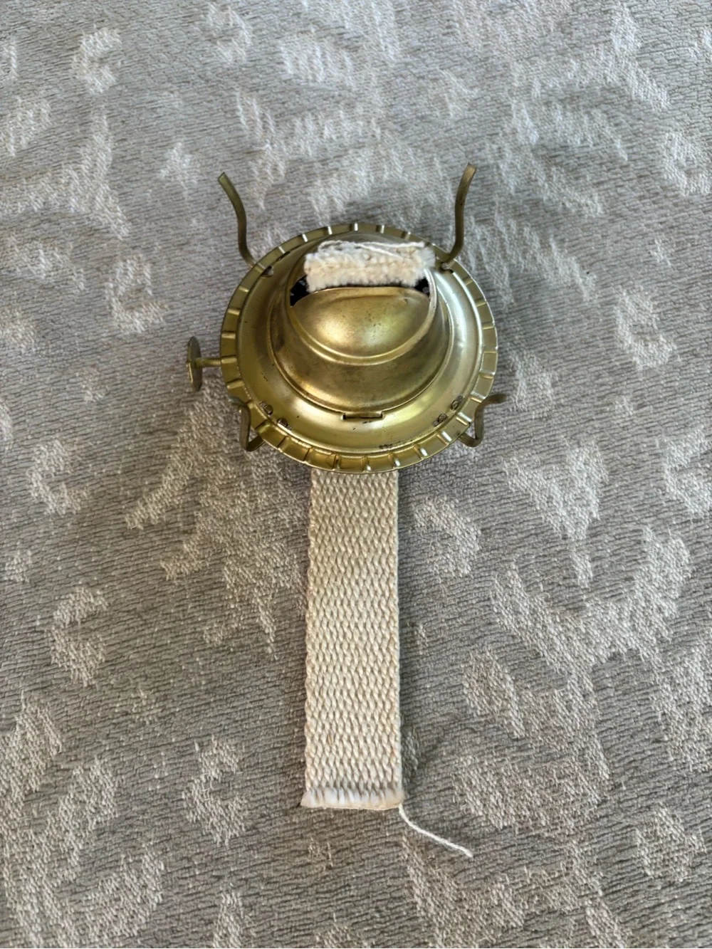 Seagram’s Benchmark Premium Bourbon Amber Glass Oil Lamp